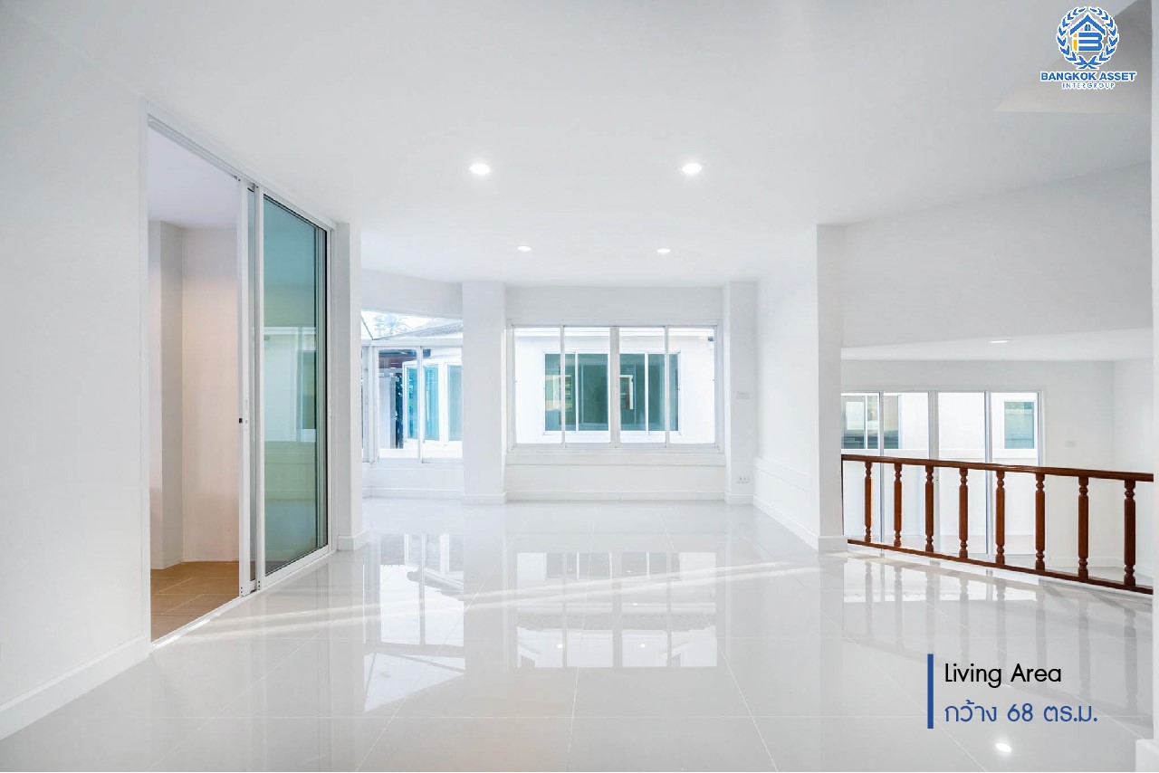 บ้านมือสองตกแต่งใหม่ ม.เศรณีวิลล่า บางใหญ่-กาญจนาภิเษก (บ้านกล้วย-ไทรน้อย) พร้อมทุกการเข้าอยู่ เนื้อที่ 50 ตร.ว. ฟังก์ชันพร้อม 3 ห้องนอน 3 ห้องน้ำ จอดรถได้ 2 คัน บนทำเลคุณภาพ! เชื่อมต่อ ถ.กาญจนาภิเษก ใกล้เซ็นทรัลเวสต์เกต และ รถไฟฟ้า "สถานีคลองบางไผ่"